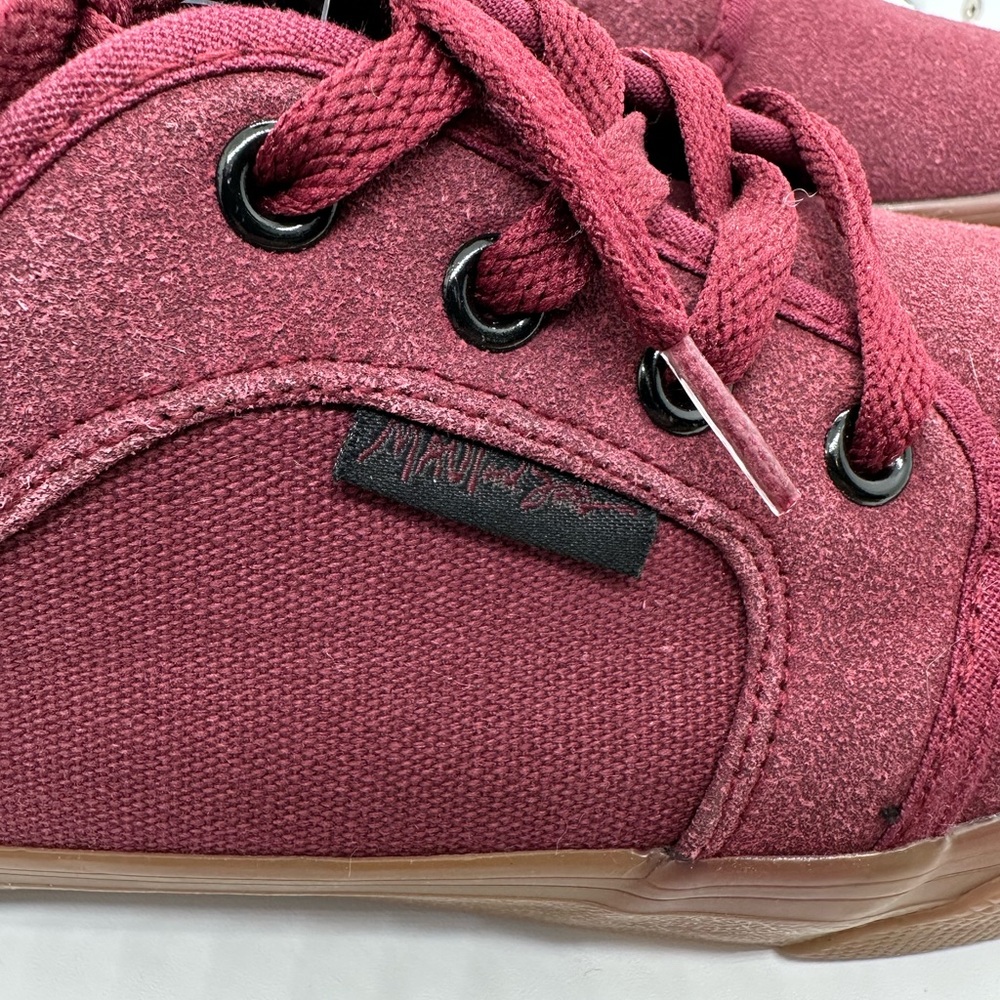 Maui and Sons Men’s Burgundy Sneakers Size 8 - Picture 4 of 14